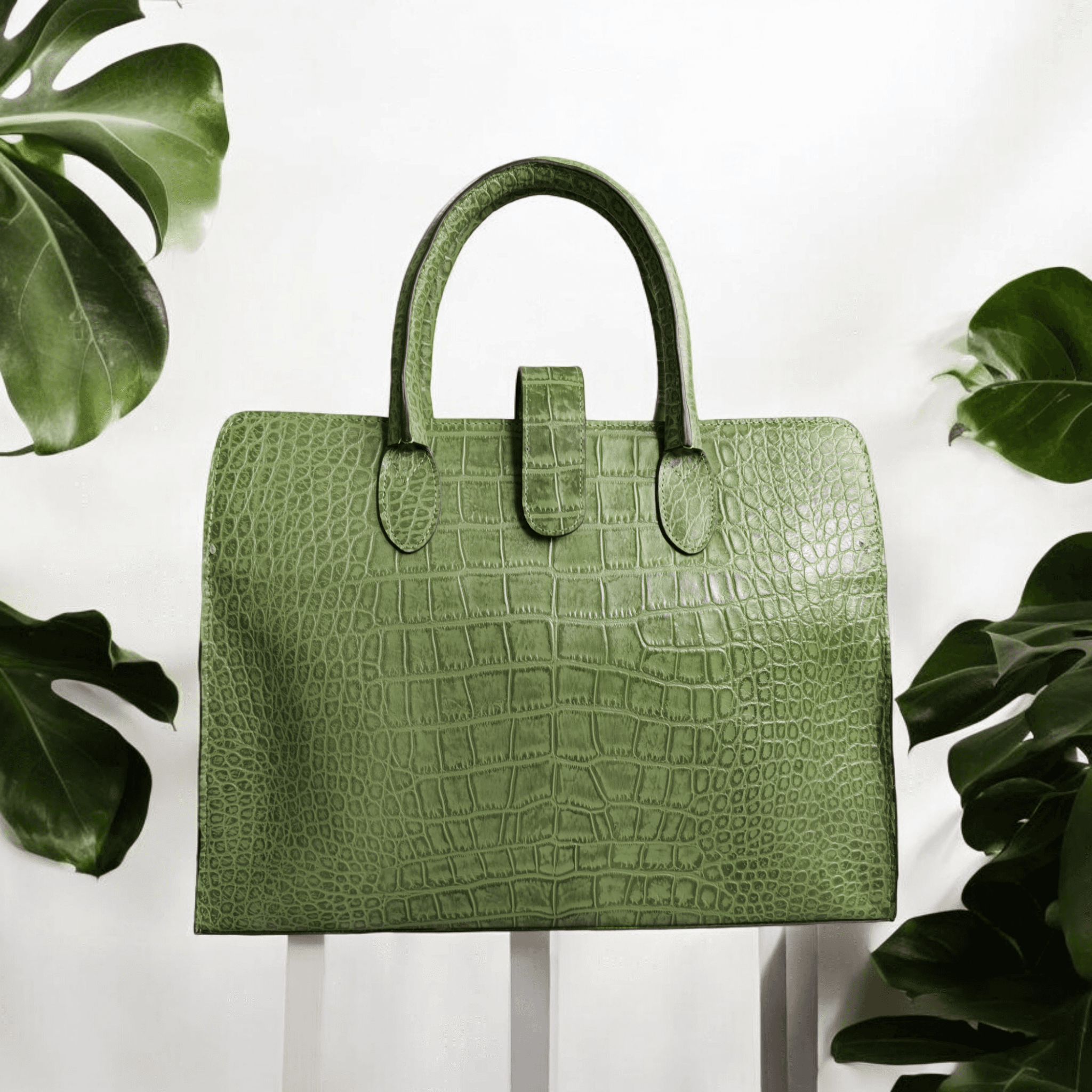 Cuban Croco Tote Bag