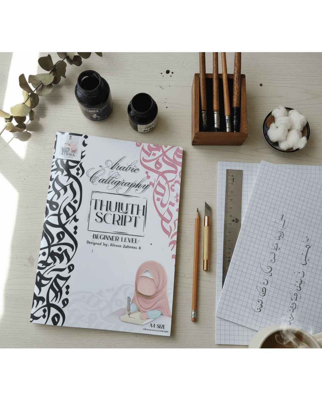 Arabic Calligraphy Thuluth Tracing Workbook