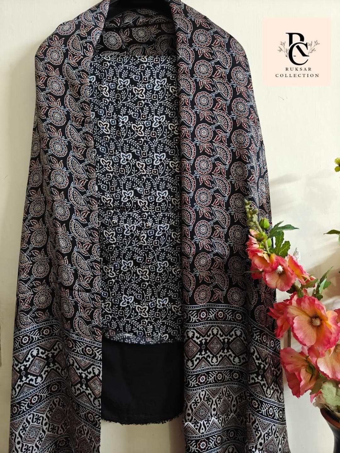 Ajrakh Modal Silk – Exclusive Designs | Set 2