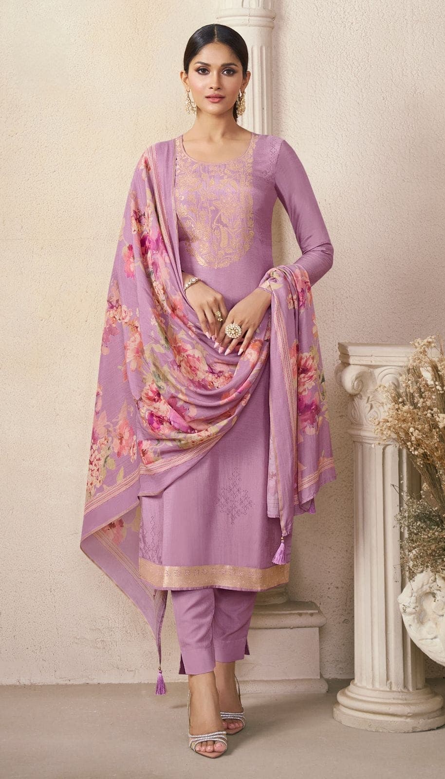 Viscose Muslin Jacquard Silk Fabric