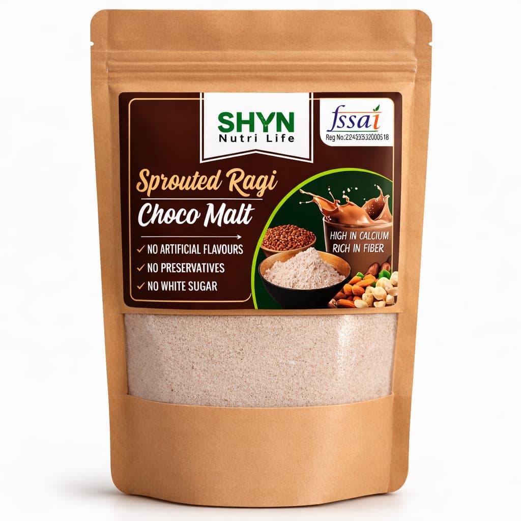 SPROUTED RAGI CHOCO MALT (INSTANT MIX) - 200gm