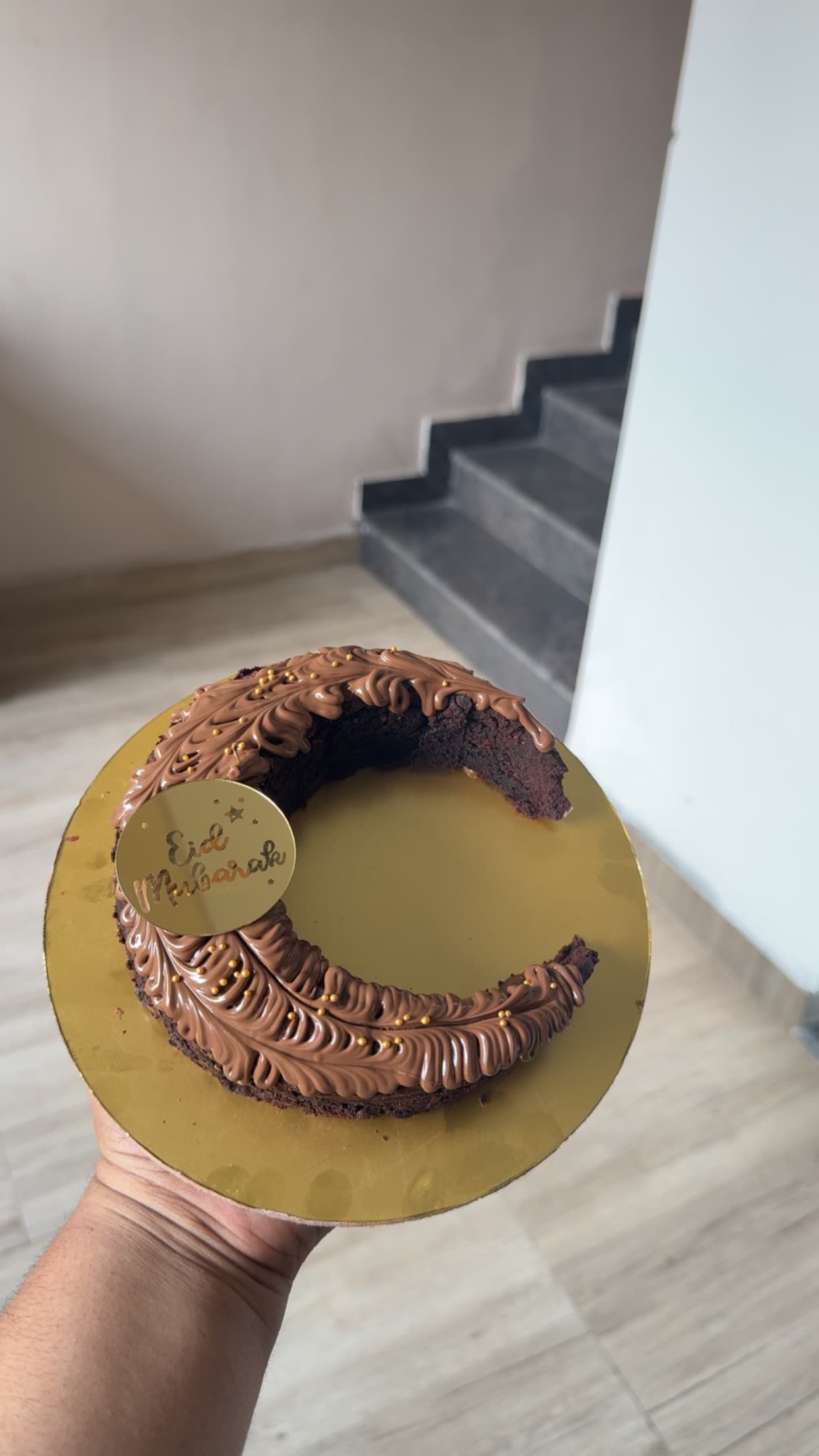 Eid spl Moon shape brownies