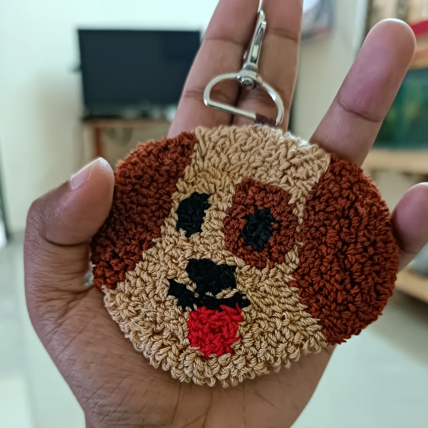 Pup keychain