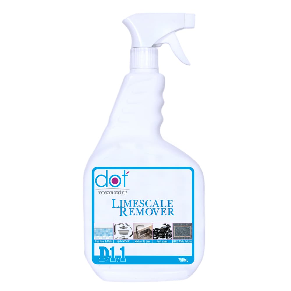 DOT MULTIPURPOSE DESCALER, LIMESCALE REMOVER, 750mL | Spray and Scrub | 5 in 1 Cleaner