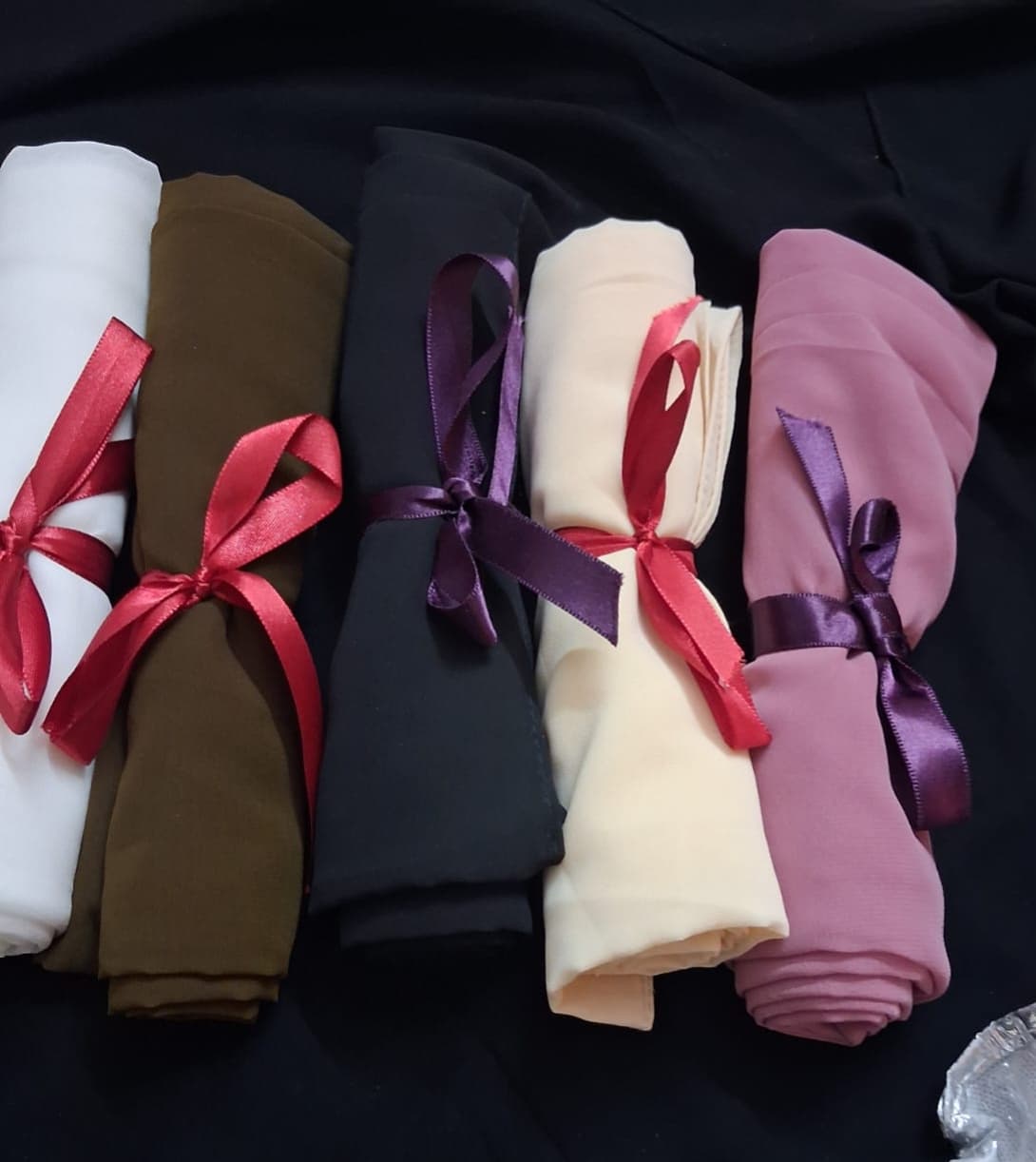 Pure chiffon hijabs